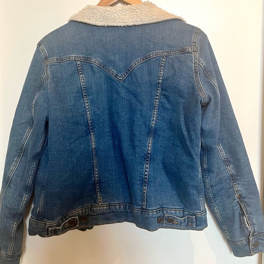 Wrangler Retro Sherpa lined classic western jacket - Picture 9 of 11